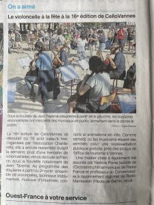 Article Ouest France 23/08/25